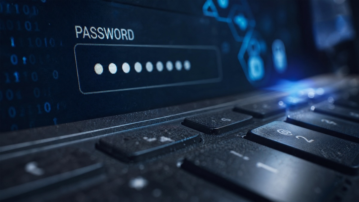 Login screen representing credential theft and cyberattack risk.