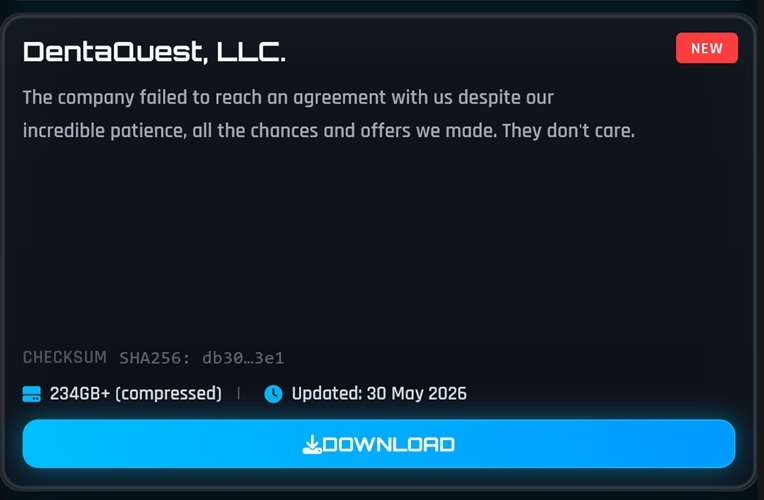 DentaQuest data breach